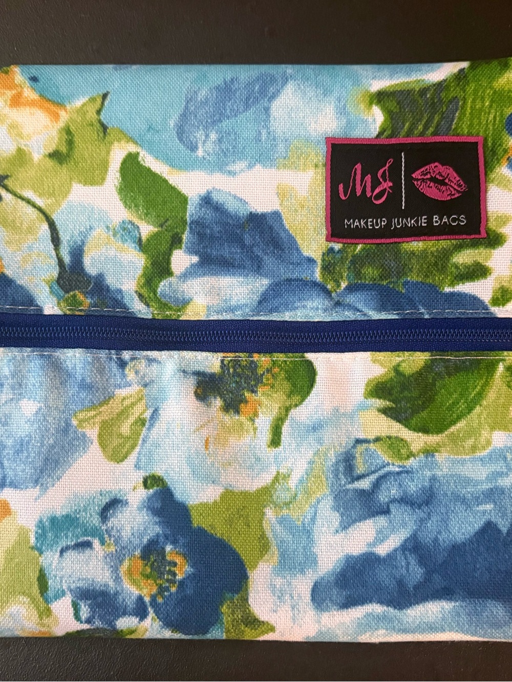 Makeup Junkie Bags Retired Small Spring Bloom Cosmetic Pouch Bag